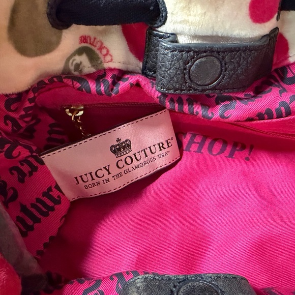 RARE VTG Velour Juicy Couture Polka Dot Daydreamer purse - Picture 15 of 16